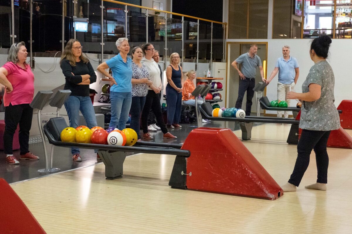 teknikträning på new bowl center